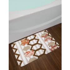 Children Animals Bath Mat