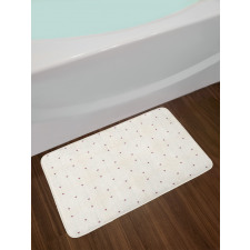 Minimalist Hearts Line Bath Mat