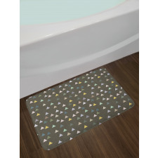 Simple Triangle Shapes Bath Mat