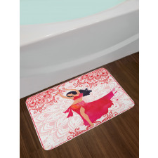 Belly Dancer Woman Bath Mat