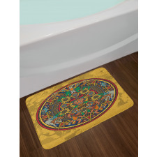 Symbolic Medallion Bath Mat