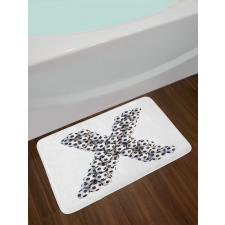 Football Alphabet Bath Mat