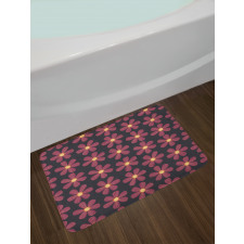 Doodle Botanical Elements Bath Mat