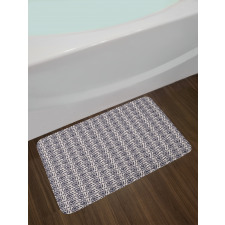 Triangles and Dots Oriental Bath Mat