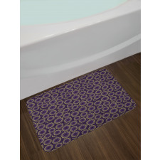 Blueberries and Leaves Bath Mat