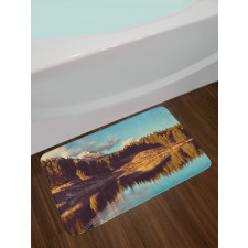 Mountain Lake Colorado Bath Mat