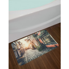 Old Town at Sunset Picture Bath Mat