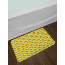 Hawaiian Nature Arrangement Bath Mat