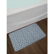 Spring Country Nature Motif Bath Mat