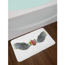 Vintage Floral Bouquet Bath Mat