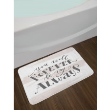 Love Inspiration Strokes Bath Mat