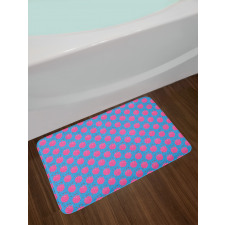 Human Heart Love Pattern Bath Mat