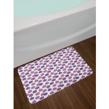 Purple Tones Figs Fruit Art Bath Mat