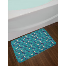 Feminine Pattern Bath Mat