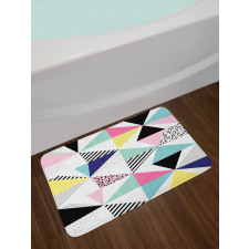 Memphis Geometrical Funky Bath Mat