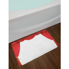 Classic Stage Curtains Open Bath Mat