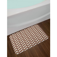 Vanilla Cream Cupcakes Bath Mat