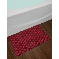 Yummy Cupcakes Cherry Top Bath Mat