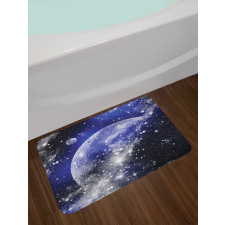 Nebula Galaxy Scenery Bath Mat