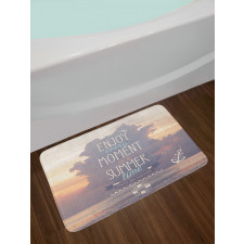 Dream Words Summer Time Art Bath Mat