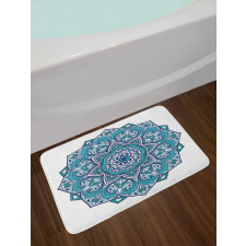 Curly Eastern Flower Bath Mat