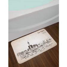 Nevada State Hand Drawn Bath Mat