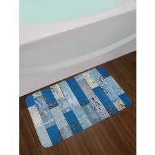 Old Rough Planks Cabin Bath Mat