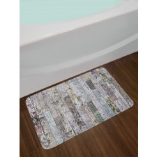 Pastel Oak Timber Boards Bath Mat