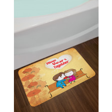 9 Years Together Bath Mat