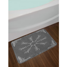 Native Motifs Bath Mat