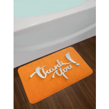 Curvy Joint Gratefulness Bath Mat