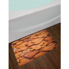 Heart Shaped with Sprinkles Bath Mat