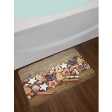 Cakes and Sweets in Frosting Bath Mat