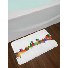 Strokes of a Paintbrush Bath Mat