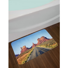 Long Road at Valley Trip Bath Mat