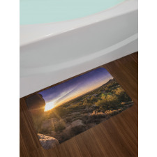 Scenic Sunrise Sandstones Bath Mat