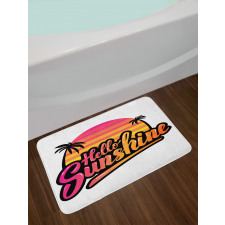 Sixties Style Colors Bath Mat