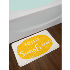 Words Summer Season Bath Mat