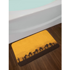 Cowboys Sitting on the Fence Bath Mat