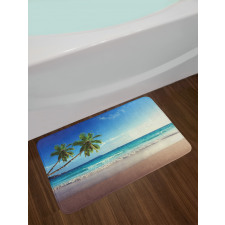 Scenic Island View Trees Bath Mat