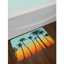 Ombre Effect Landscape Bath Mat