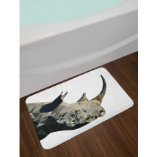 Polygonal Savannah Wildlife Bath Mat