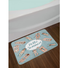 Girls and Woman Pool Bath Mat