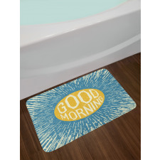 Inspirational Morning Bath Mat