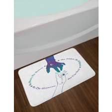 Mystical Messages Bath Mat