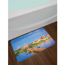 Spring Morning Scene Bath Mat