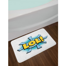 Comic Word Exclamation Mark Bath Mat