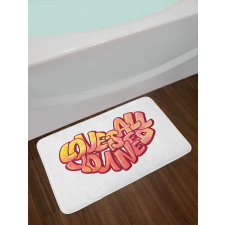 Love is All You Need Heart Bath Mat