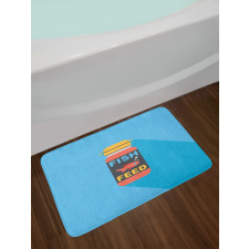 Pet Fish Feed Flat Bath Mat