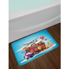 3D Realistic Summer Holiday Bath Mat